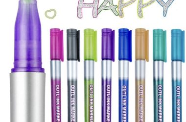 Grab 8 Metallic Markers for Just $5.49!